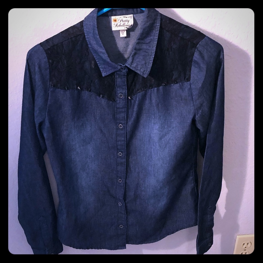 Western button down top